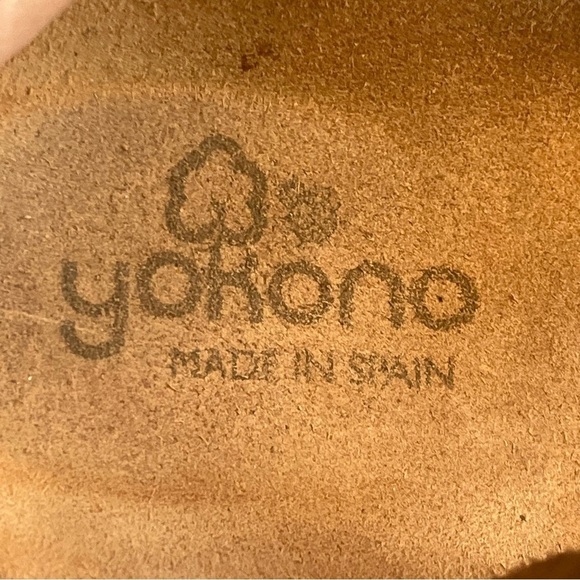 Yokono Brown Leather Women's Sandals Made in Spain Size 7.5 Rubber Sole - Picture 7 of 13